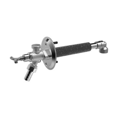 Hansa vortsvrije kraan met keerklep 45cm inkortbaar chroom 69509101