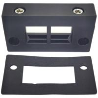 TRU COMPONENTS DVK-W2 Kabelinvoeringsplaat Klem-Ø (max.): 16 mm Polyamide Zwart 1 stuk(s) - thumbnail