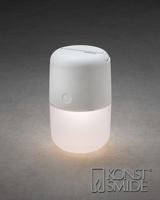Konstsmide 7805-202 Assisi Tafellamp op zonne-energie 1 W Warmwit Wit - thumbnail