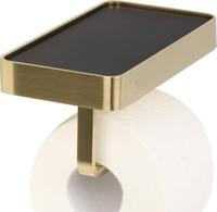 Ben Mykanto toiletrolhouder 18,8x10x9cm geborsteld messing - thumbnail