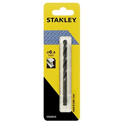 Stanley metaalboor 6,5 mm HSS-R STA50070 Stanley metaalboor 6,5 mm HSS-R STA50070