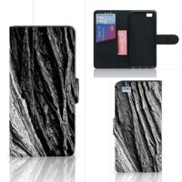 Book Style Case Huawei Ascend P8 Lite Boomschors Grijs - thumbnail