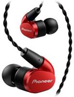 Pioneer SE-CH5T (R) Hi-Res Audio In-Ear hoofdtelefoon (over-the-ear-kabel, verloopvrij, gevlochten ontwerp, bedieningselement, microfoon, oproepnamefunctie, voor iPhone, Android smartphones), rood - thumbnail