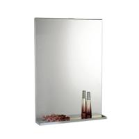 Badkamerspiegel Sapho Beta 60x80x12 cm met Planchet Aluminium - thumbnail