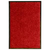 Deurmat wasbaar 40x60 cm rood - thumbnail