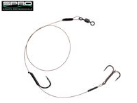 Spro Hd Baitfish Rig 1X Treble 1X Single Hook 18Kg 30cm 1x Treble Size 2 + Singlehook - thumbnail