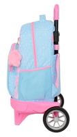 Schoolrugzak met Wielen BlackFit8 Smile Blauw Roze 33 x 45 x 22 cm - thumbnail