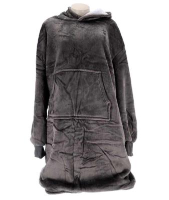 Hoodie Plaid Sherry 70x110 cm Charcoal Grey Hoodie Plaid Sherry 70x110 cm Charcoal Grey