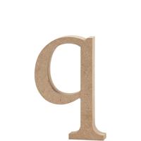Creativ Company Letter, q, h: 12,2 cm, dikte 2 cm, 1 stuk - thumbnail