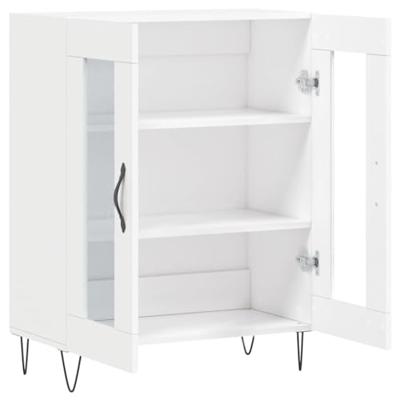 Dressoir 69,5x34x90 cm bewerkt hout wit