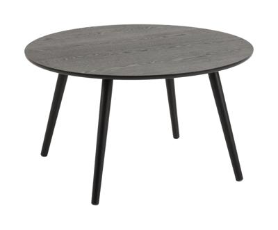 Bendt Bijzettafel 'Ali' Essenfineer, 80cm, kleur Zwart