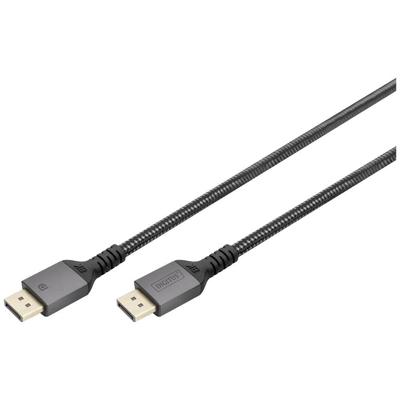 Digitus DB-340201-020-S DisplayPort-kabel DisplayPort Aansluitkabel DisplayPort-stekker 2 m Zwart Afgeschermd (drievoudig), Flexibel, Halogeenvrij, Rond Digitus DB-340201-020-S DisplayPort-kabel DisplayPort Aansluitkabel DisplayPort-stekker 2 m Zwart Afgeschermd (drievoudig), Flexibel, Halogeenvrij, Rond