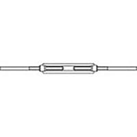 TOOLCRAFT TO-6866031 Spanmoer met 2 laseinden M16 Staal Verzinkt DIN 1480 1 stuk(s) - thumbnail