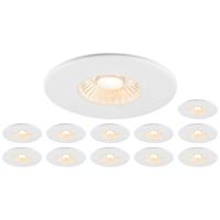 SLV Set van 12 inbouwspotsMultix IP65 - wit - Led - 1007272 - thumbnail