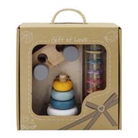 Houten Babyspeelgoed Speelset, Set van 3 - thumbnail