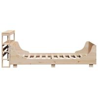 Bedframe zonder matras massief grenenhout 90x200 cm - thumbnail