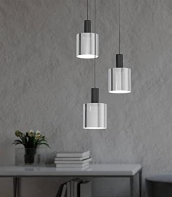 Eglo 3-lichts hanglampGorosiba met smoke glas - 98754