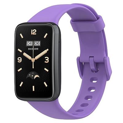 By Qubix - Siliconen sportbandje - Paars - Compatible met Xiaomi Smart band 7 Pro - Compatible Xiaomi bandje