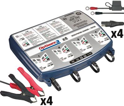 TecMATE Acculader "optimate3 optimate 3 charger 4er bank