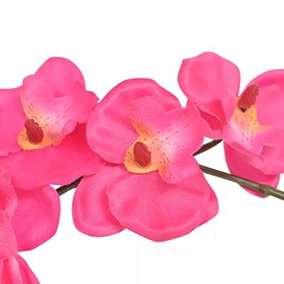 VidaXL Kunstplant orchidee met pot 30 cm rood VidaXL Kunstplant orchidee met pot 30 cm rood