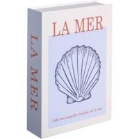 Opbergboek La Mer - blauw - 5x23x16 cm - Leen Bakker - thumbnail