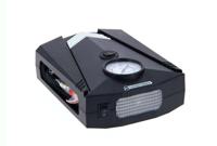 12V minicompressor - PRECISION STEEL - 8 bar - Presta-, Schrader- en naaldkoppelingen - 3 m slang - 100 W - LED-zaklamp - thumbnail