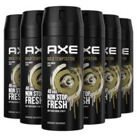 Axe Gold Temptation bodyspray deodorant - 6 x 150 ml - voordeelverpakking - thumbnail