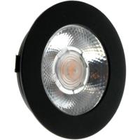 EcoDim LED Inbouwspot Keuken - Dimbaar - 3W - Warm Wit 2700K - IP54 - Mat Zwart - thumbnail