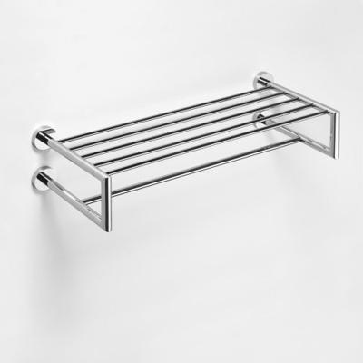 Dubbele Handdoekhouder Sapho X-Round met Plankopslag 65 cm Chroom Sapho