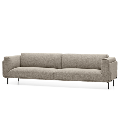 4-Zitsbank Fiji Lichtbruin Stof