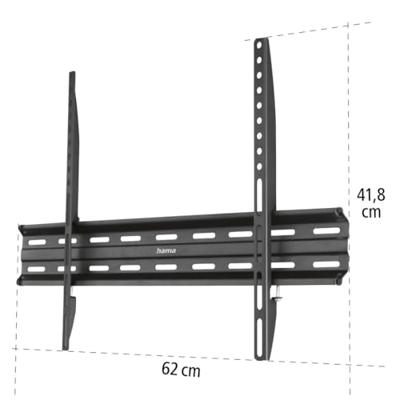 Hama tv-muurbeugel vast 191 cm (75) tot 40 kg wandafstand 2,3 cm