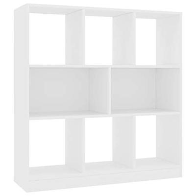 Boekenkast 97,5x29,5x100 cm bewerkt hout wit