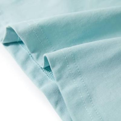 Kindershirt 140 lichtzeeblauw