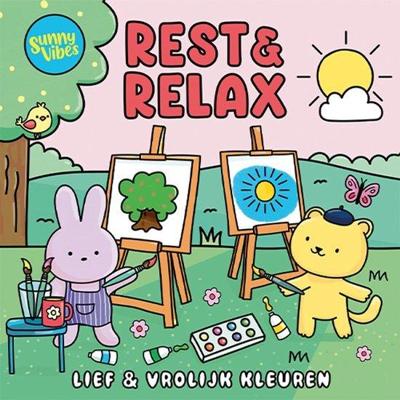 Lantaarn Publishers Kleurboek sunny vibes - rest & relax