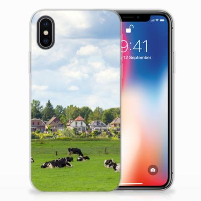 Apple iPhone X | Xs | TPU Hoesje | Koeien Apple iPhone X | Xs | TPU Hoesje | Koeien