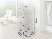 Leifheit 81454 Classic Tower 270 Droogtoren 126x68x68 cm Blauw/Wit - thumbnail