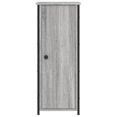 Nachtkastjes 2 st 32x42x80 cm bewerkt hout grijs sonoma eiken
