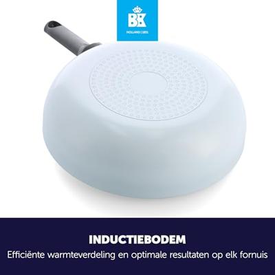 Enjoy wok Lichtblauw 28 cm - thumbnail