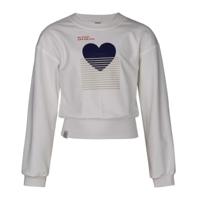 KIEstone winter sweater meisjes - wit - Marieke - thumbnail