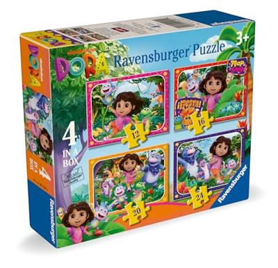Ravensburger 4-in-1 puzzelset Join the adventure - 12 + 16 + 20 + 24 stukjes - thumbnail