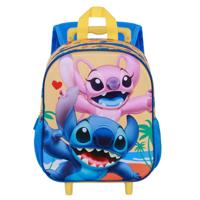 Lilo & Stitch 3D Backpack with Wheels Ocean Blue Small - thumbnail