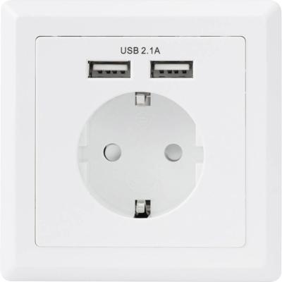 Sygonix SY-5045294 Stopcontact (inbouw) Aanraakbeveiliging, Met USB-laaduitgang IP20 Wit Sygonix SY-5045294 Stopcontact (inbouw) Aanraakbeveiliging, Met USB-laaduitgang IP20 Wit