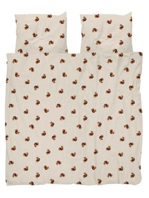 Snurk Squirrels Beige dekbedovertrek
