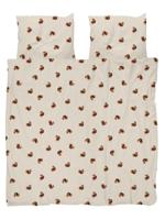 Snurk Squirrels Beige dekbedovertrek - thumbnail
