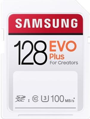 Samsung EVO Plus MB-SC128H - Flashgeheugenkaart Samsung EVO Plus MB-SC128H - Flashgeheugenkaart