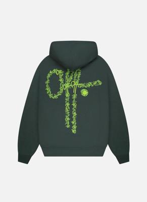 Off The Pitch 3D Off Hoodie Heren Donkergroen - Maat S - Kleur: Donkergroen | Soccerfanshop