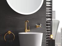 Grohe Handdoekring Essentials Cool Sunrise Geborsteld - thumbnail
