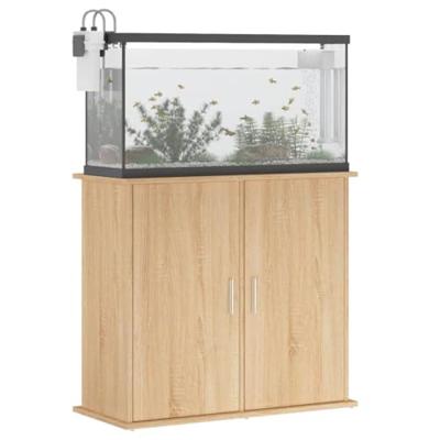 Aquariumstandaard 81x36x73 cm bewerkt hout sonoma eikenkleurig - thumbnail