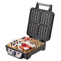 Camry CR 3025 wafelijzer 4 wafel(s) Zwart 1500 W - thumbnail