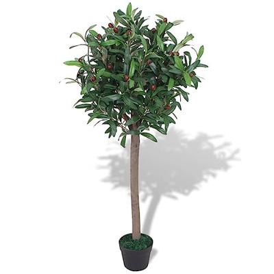 VidaXL Kunst laurierboom plant met pot 120 cm groen